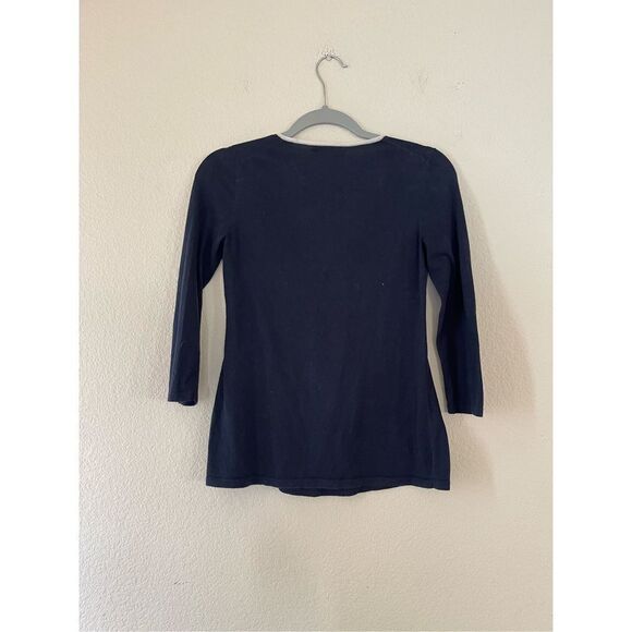 Banana republic Y2k silk and cotton peasant blouse‎ size xs - Picture 3 of 6